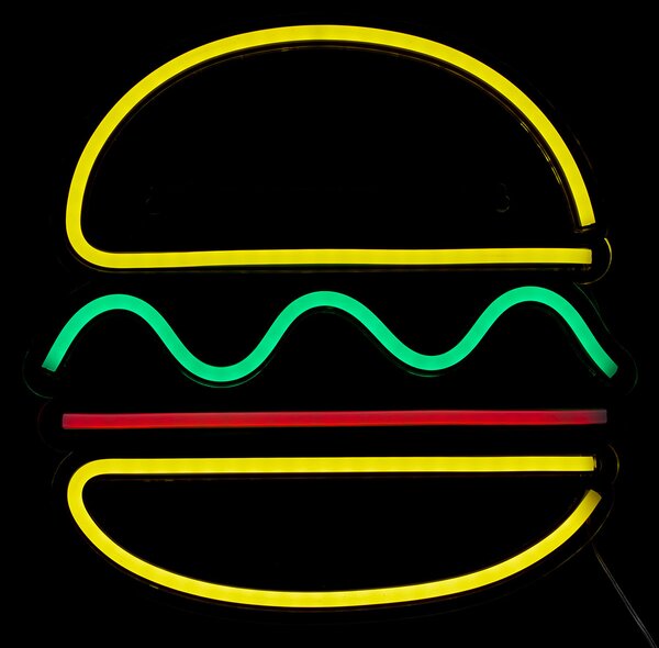 Διακοσμητικό Φωτιστικό Τοίχου LED Με USB A-S Burger 213771