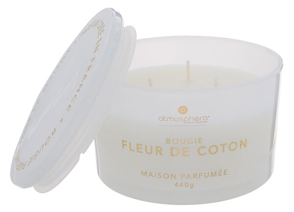 Κερί Αρωματικό 440gr (Φ13x9) A-S Glowy Cotton 214889B