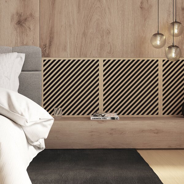 3D Πάνελ Τοίχου Ξύλινο (58x58) A-S Eileen Stripes 215585