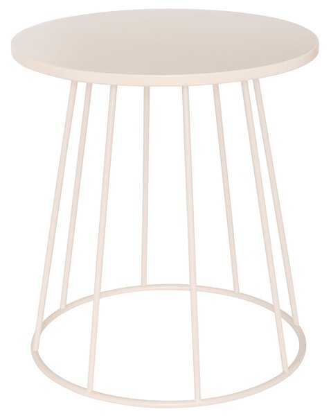 Βοηθητικό Τραπεζάκι (Φ38x42) A-S Latte Beige 213065A