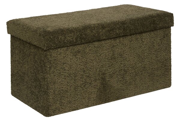 Ταμπουρέ Με Αποθηκευτικό Χώρο (76x38x38) A-S Soana Khaki 214228C