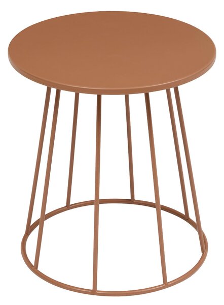 Βοηθητικό Τραπεζάκι (Φ38x42) A-S Latte Terracotta 213065B
