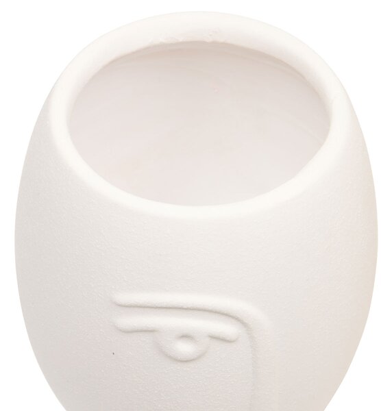 Διακοσμητικό Βάζο (Φ10.5x19.8) A-S Pam 214080 White