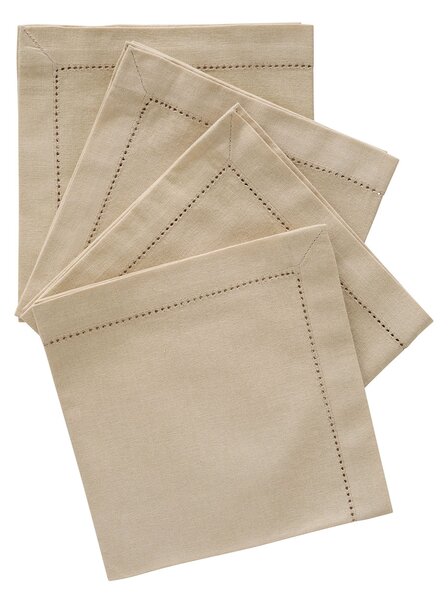 Πετσέτες Φαγητού (Σετ 4τμχ) A-S Jane Beige 146341A