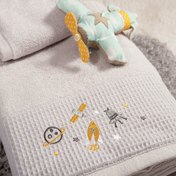 Παιδικές Πετσέτες (Σετ 2τμχ) Nef-Nef Homeware Baby My Universe 420gsm