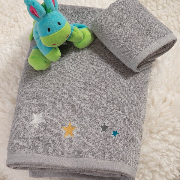 Παιδικές Πετσέτες (Σετ 2τμχ) Nef-Nef Homeware Junior Stars Above 420gsm