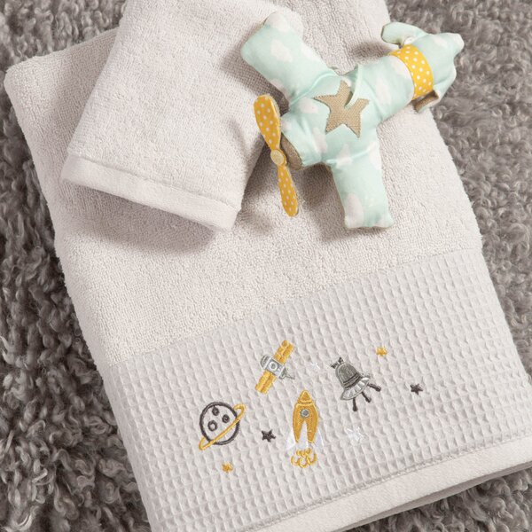 Παιδικές Πετσέτες (Σετ 2τμχ) Nef-Nef Homeware Baby My Universe 420gsm