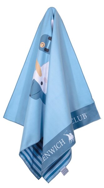 Παιδική Πετσέτα Θαλάσσης Microfiber 2 Όψεων (70x140) Greenwich Polo Club Junior 4177