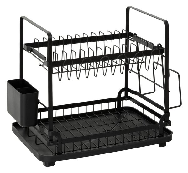 Στραγγιστήρι Πιάτων Διώροφο (49.5x30x37) F-V Black 190250