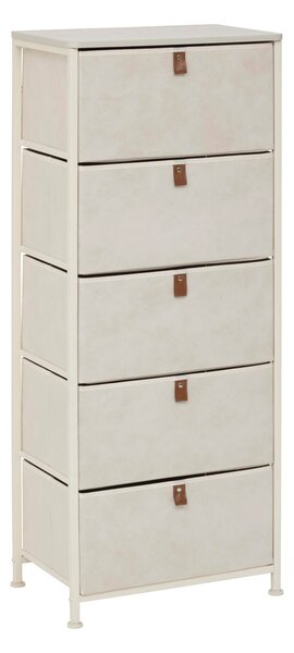 Συρταριέρα 5 Θέσεων (45x30x114) F-V Tissa Beige 193571BA