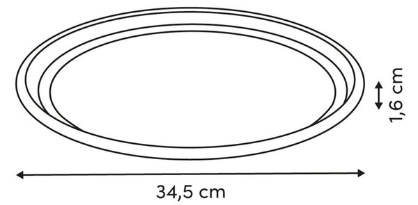 Αντικολλητικό Ταψί Πίτσας (Φ33εκ.) F-V Harmony 209738
