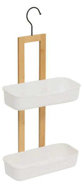 Ραφιέρα Μπάνιου Διπλή (25x11.5x51) F-V Natureo White 214758