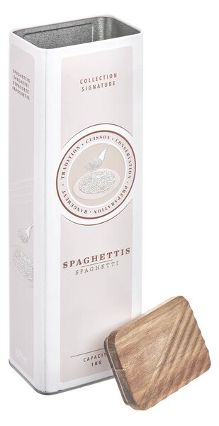 Δοχείο Για Σπαγγέτι 1kg Με Αεροστεγές Κλείσιμο (10x6x29) F-V Signature 213473