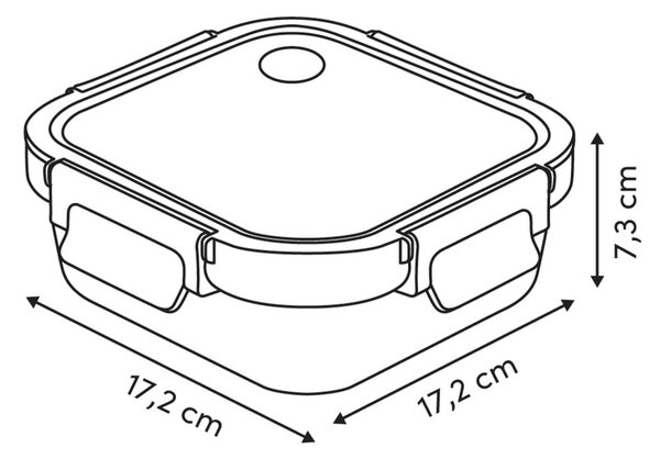 Φαγητοδοχείο 750ml F-V Clipeat Plus 217602