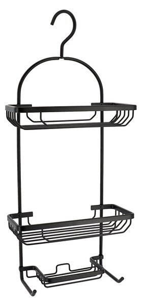 Ραφιέρα Μπάνιου Τριπλή (28x12.5x65) T-D Caddy Black 91008108