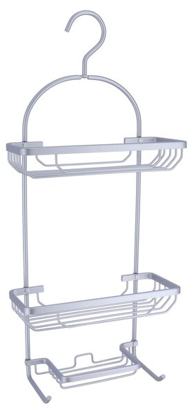 Ραφιέρα Μπάνιου Τριπλή (28x12.5x65) T-D Caddy Chrome 9100899