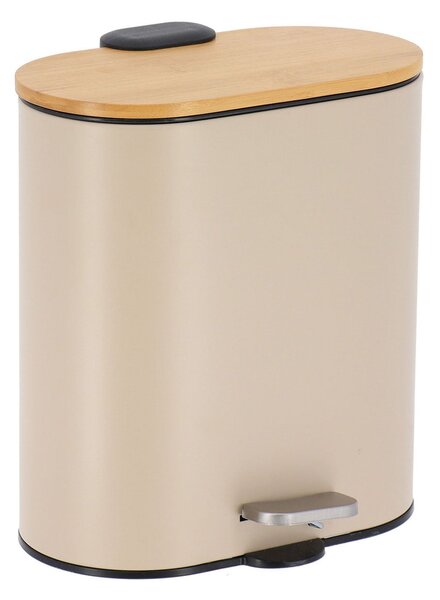 Κάδος Απορριμμάτων (25.5x20.2x28.5) T-D 5lt Beige 6555161