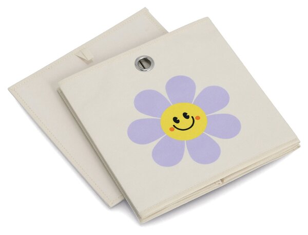 Κουτί Αποθήκευσης (28x28x28) Z-L Happy Flower 14498