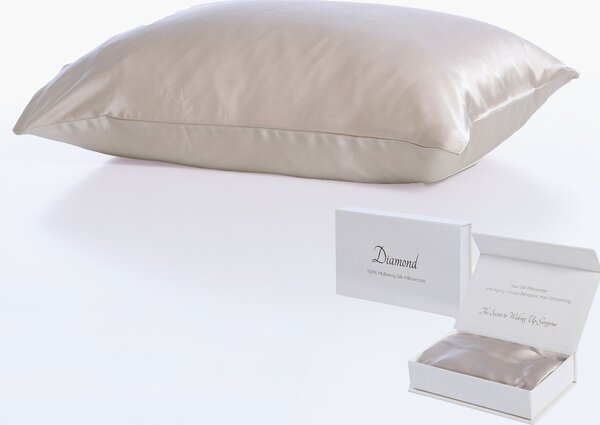 Μεταξωτή Μαξιλαροθήκη Φάκελος (50x70) Nef-Nef Homeware Casual Diamond L.Coffee