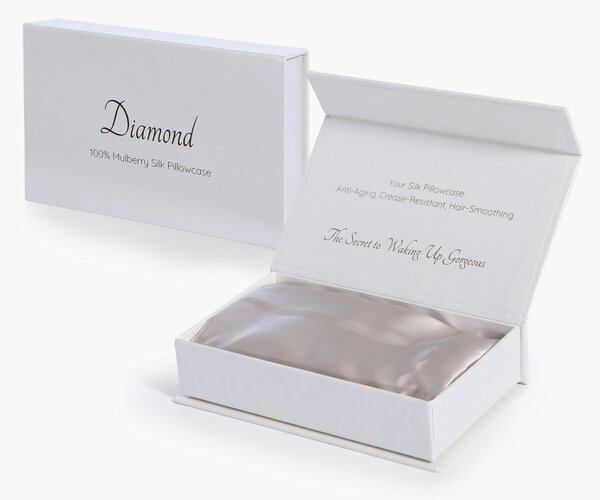 Μεταξωτή Μαξιλαροθήκη Φάκελος (50x70) Nef-Nef Homeware Casual Diamond L.Coffee