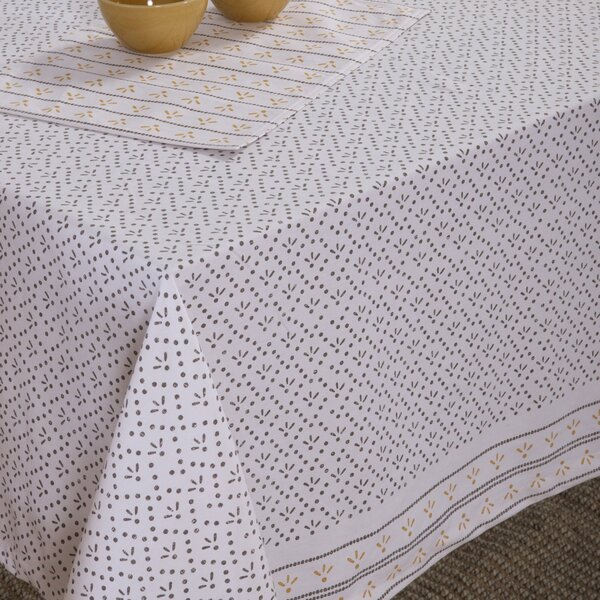 Τραπεζομάντηλο (140x180) Nef-Nef Homeware Ishmar Ecru - Black