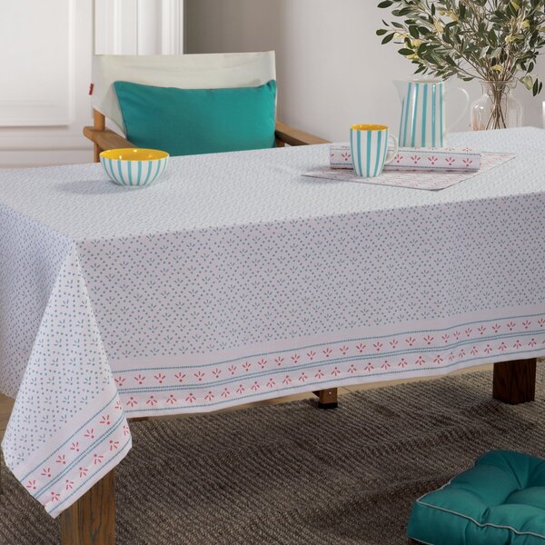 Τραπεζομάντηλο (140x180) Nef-Nef Homeware Blue Ishmar Ecru - Aqua