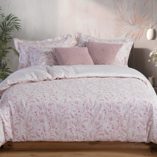 Κουβερλί Υπέρδιπλο (230x240) 2 Όψεων Nef-Nef Premium Mirelle Ecru - Pink