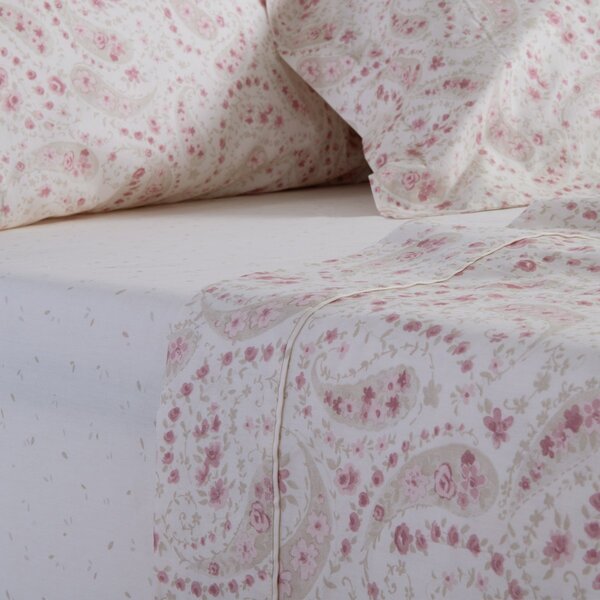 Κουβερλί Υπέρδιπλο (230x240) 2 Όψεων Nef-Nef Premium Mirelle Ecru - Pink