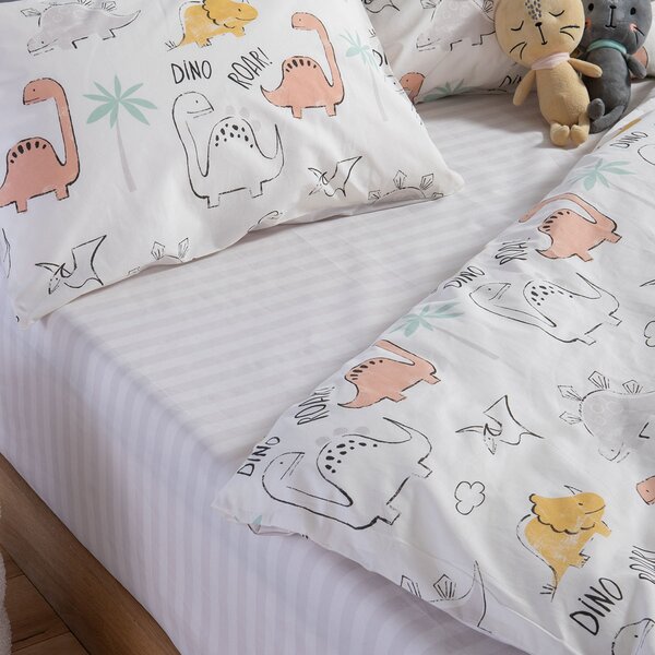 Σεντόνια Μονά (Σετ) Nef-Nef Homeware Dinosaur Art