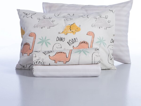 Σεντόνια Μονά (Σετ) Nef-Nef Homeware Dinosaur Art