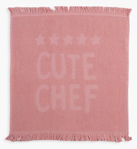 Πετσέτα Κουζίνας Φροτέ (50x50) Nef-Nef Homeware Cute Chef Pink