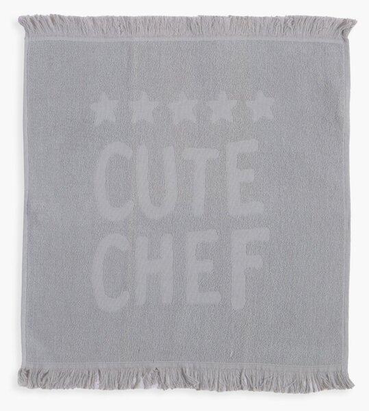 Πετσέτα Κουζίνας Φροτέ (50x50) Nef-Nef Homeware Cute Chef L.Grey