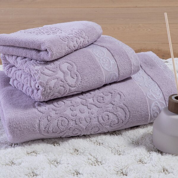 Πετσέτα Σώματος (70x140) Nef-Nef Homeware Zaphira Mauve 550gsm