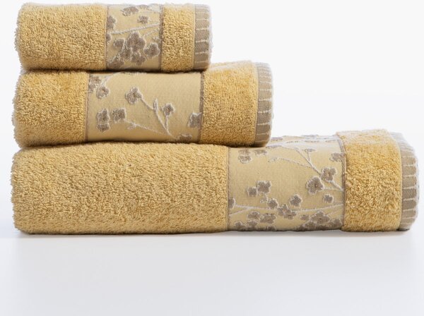 Πετσέτα Χεριών (30x50) Nef-Nef Homeware Floriva Yellow 500gsm