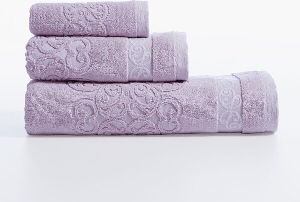 Πετσέτα Σώματος (70x140) Nef-Nef Homeware Zaphira Mauve 550gsm