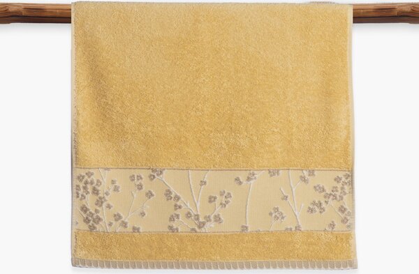 Πετσέτα Χεριών (30x50) Nef-Nef Homeware Floriva Yellow 500gsm