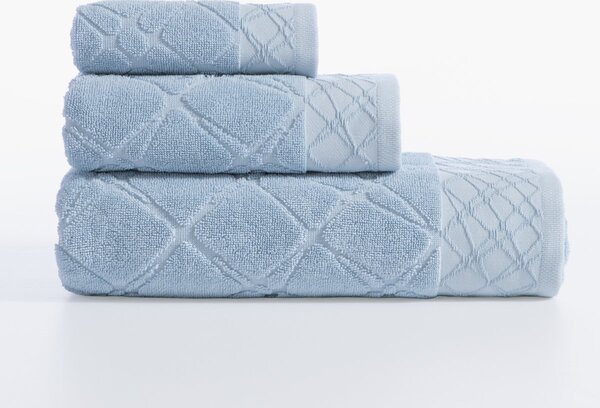 Πετσέτα Προσώπου (50x90) Nef-Nef Homeware Breylo Blue 550gsm