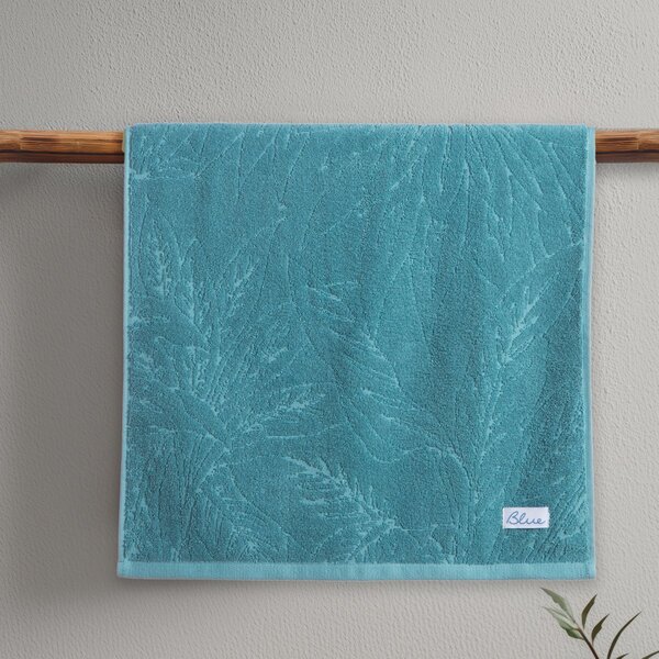 Πετσέτα Χεριών (30x50) Nef-Nef Homeware Blue Charisma Petrol 550gsm
