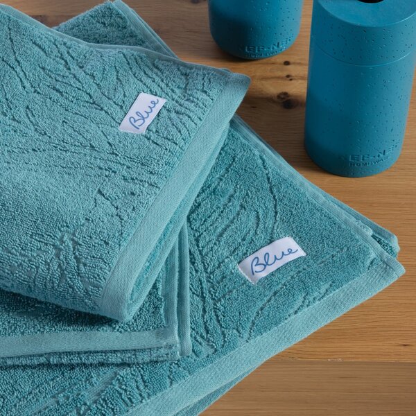 Πετσέτα Προσώπου (50x90) Nef-Nef Homeware Blue Charisma Petrol 550gsm