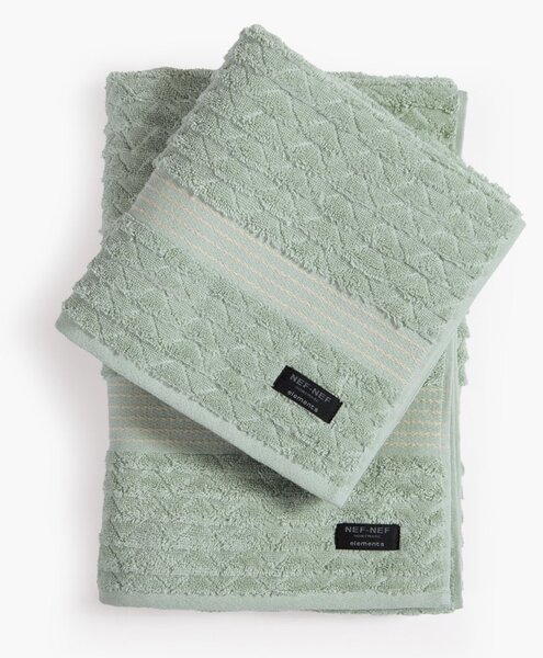 Πετσέτα Προσώπου (50x100) Nef-Nef Homeware Elements Elgyn Green 600gsm