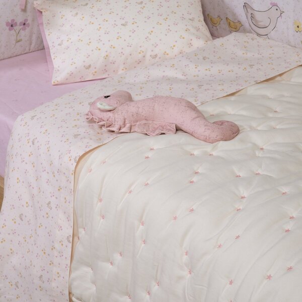Κουβερλί Λίκνου (80x110) Nef-Nef Homeware Special Flower