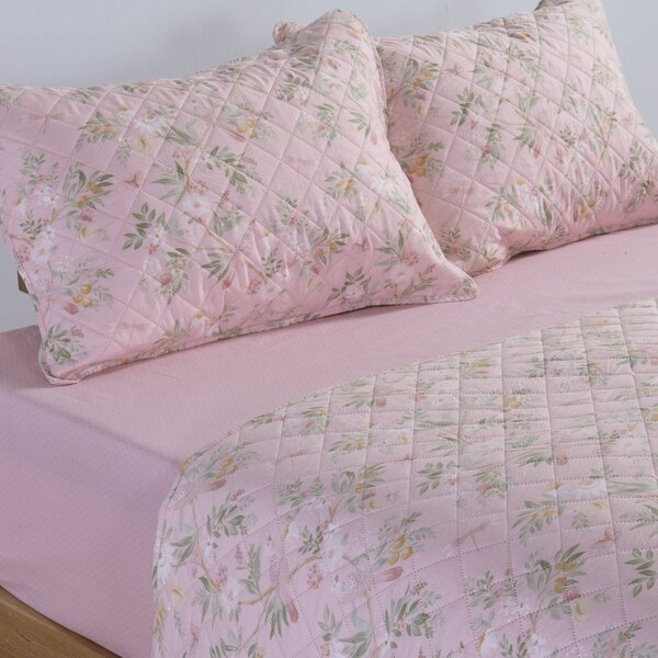 Κουβερλί Υπέρδιπλο (230x240) 2 Όψεων Nef-Nef Homeware Dreamel Pink
