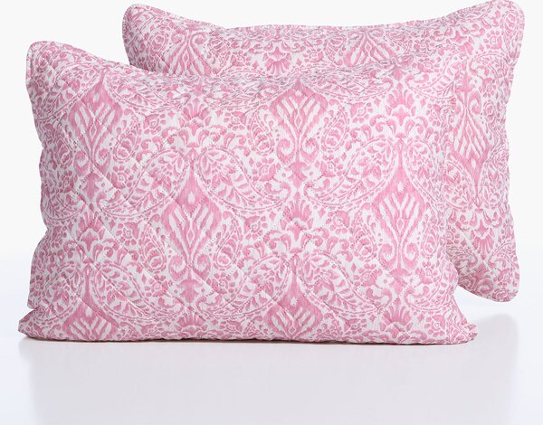 Ζεύγος Μαξιλαροθήκες Καπιτονέ (52x72) Nef-Nef Homeware Jetrix Berry