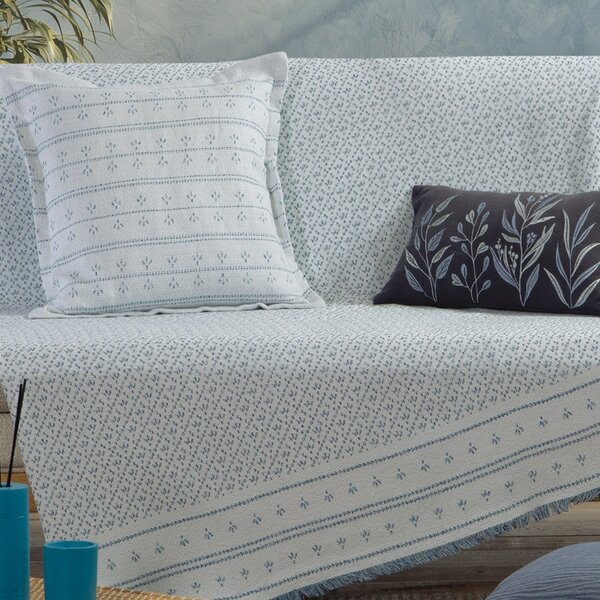 Ριχτάρι Καναπέ Διθέσιου (170x250) Nef-Nef Homeware Blue Ishmar