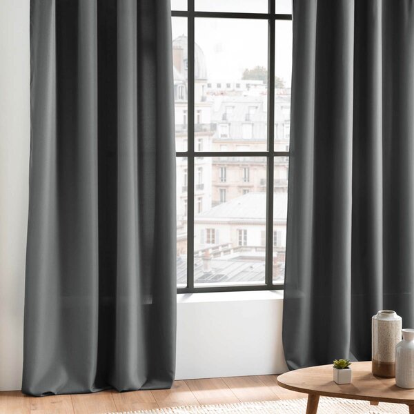 Κουρτίνα (140x260) Με Τρουκς L-C Essentiel Concrete Grey 1609129