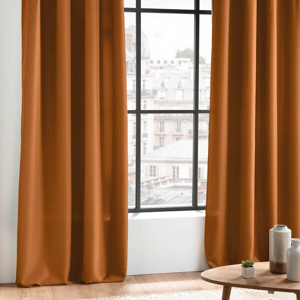 Κουρτίνα (140x260) Με Τιράντες L-C Essentiel Camel Brown 1612667