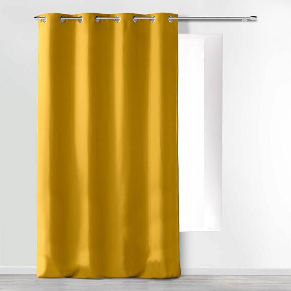 Κουρτίνα (140x280) Με Τρουκς L-C Absolu Mustard 1607302