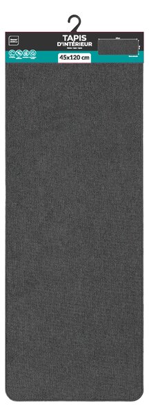 Χαλί Διαδρόμου (45x120) L-C Simeo Charcoal Grey 1741531