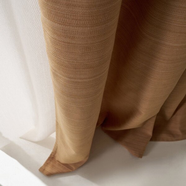 Κουρτίνα (130x270) Με Τρέσα Gofis Home Teyana Mustard Yellow 656/04