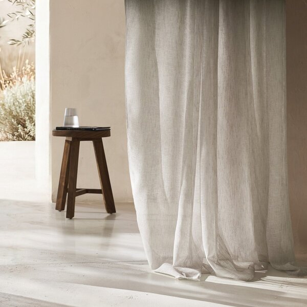 Κουρτίνα (140x295) Με Τρέσα Gofis Home Combe Cloud Grey 502/01